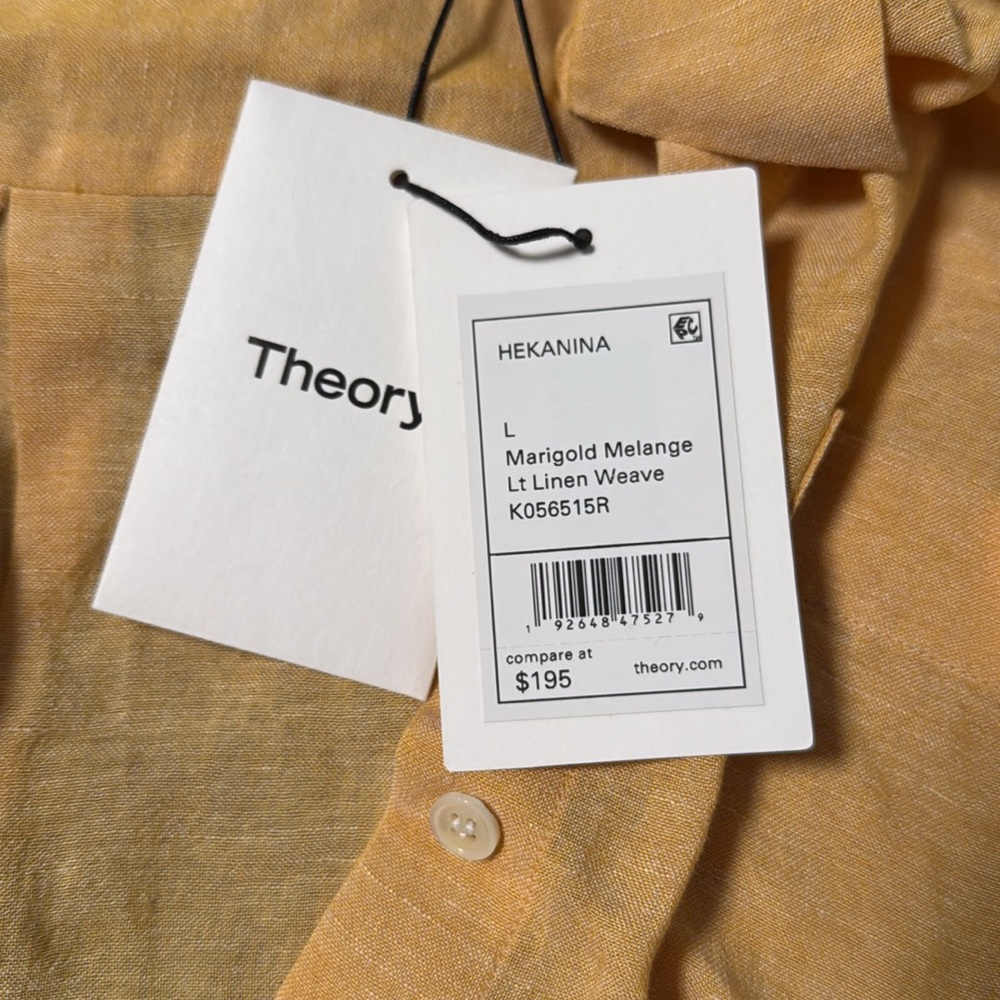 Theory Button Up -  New With Tags